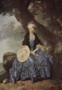 Johann Zoffany Portrait of Mrs. Oswald painting